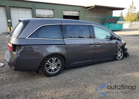 2013 Honda Odyssey Ex from USA, damaged, VIN 5FNRL5H41DB019327